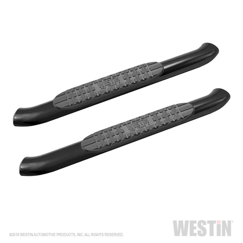 Westin 18-20 Jeep Wrangler JL 2DR PRO TRAXX 4 Oval Nerf Step Bars - Textured Black - GTR Auto