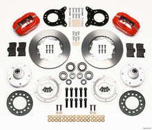 Load image into Gallery viewer, Wilwood Forged Dynalite Front Kit 11.00in Red 1965-1969 Mustang Disc &amp; Drum Spindle - GTR Auto