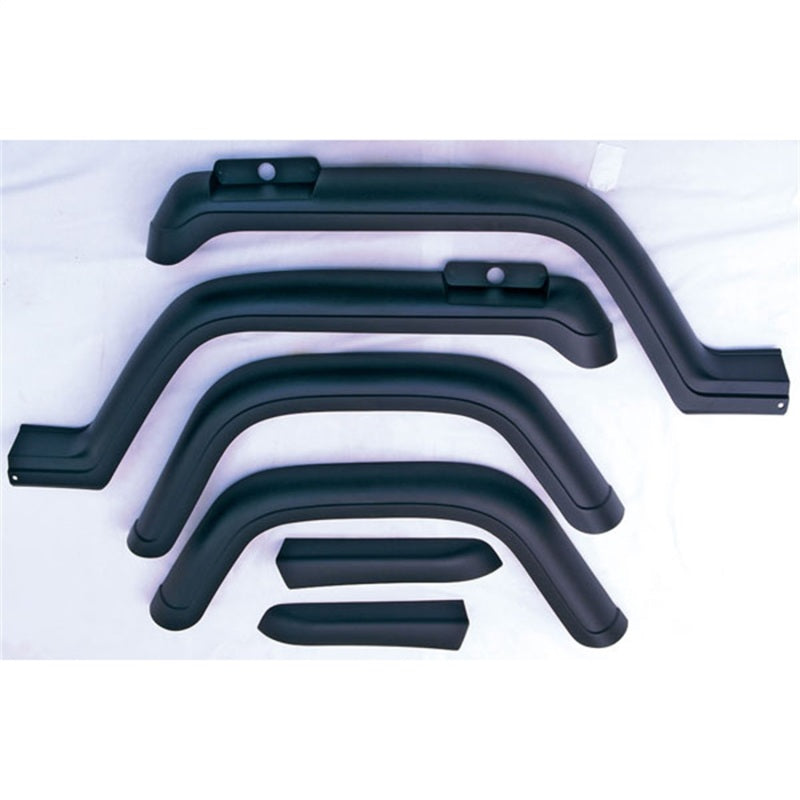 Omix 6-Piece Fender Flare Kit- 87-95 Wrangler YJ - GTR Auto