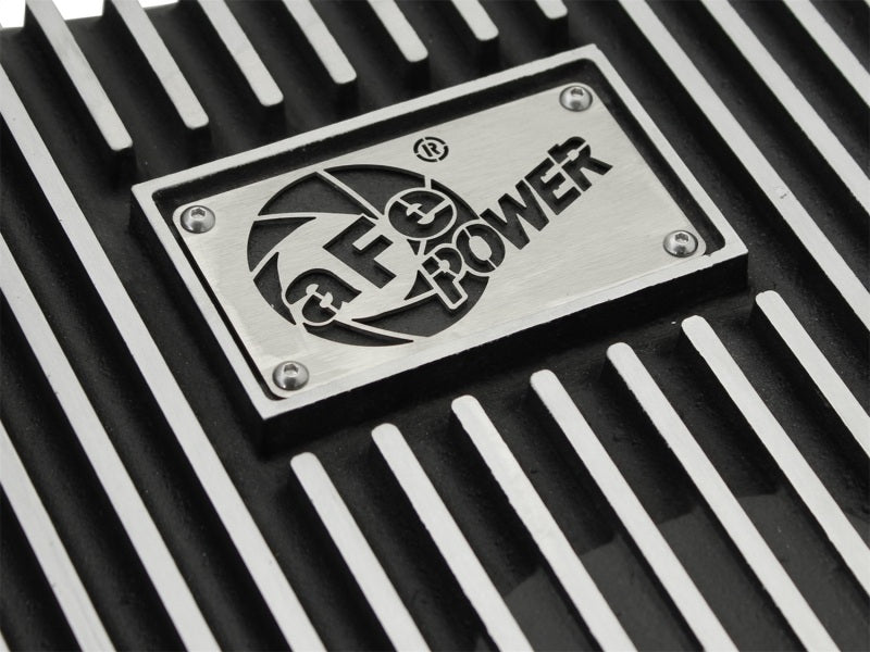 aFe Power Transmission Pan Black Machined 11-14 Ford 6R140 Trucks V8 6.7L (td) - GTR Auto