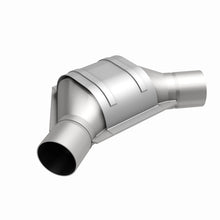 Load image into Gallery viewer, MagnaFlow Universal Catalytic Converter 2.50inch Angled Inlet/Outlet