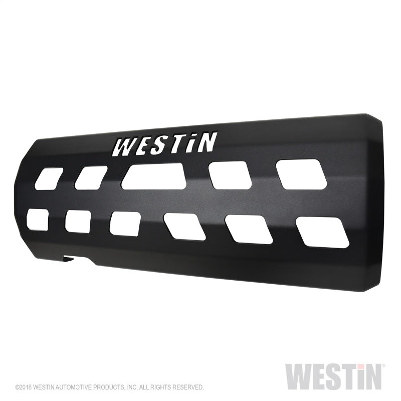 Westin 18-22 Jeep Wrangler JL (Excl. 4xe) Muffler Skid Plate - Tex. Blk - GTR Auto