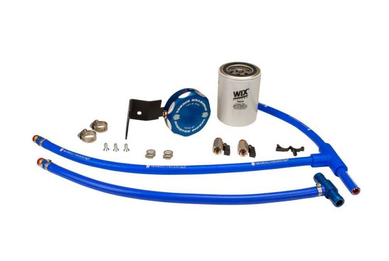 Sinister Diesel 03-07 Ford Powerstroke 6.0L w/ Wix (Round) Coolant Filtration System SD-6.0CF03-01-20