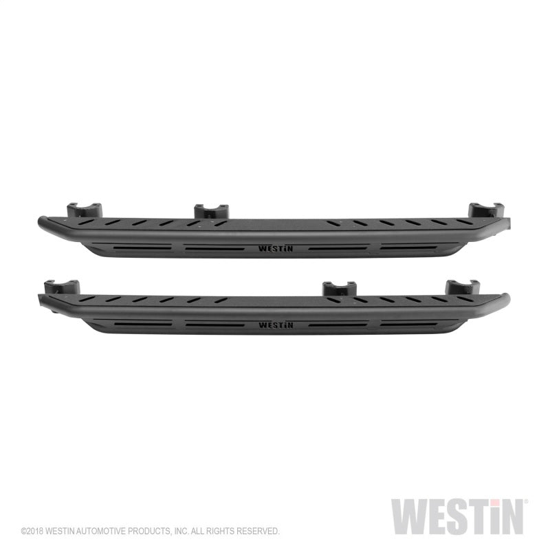 Westin/Snyper 2018+ Jeep Wrangler JL Unlimited 4DR Triple Tube Rock Rail Steps - Textured Black - GTR Auto