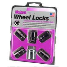 Load image into Gallery viewer, McGard Wheel Lock Nut Set - 5pk. (Cone Seat) M12X1.5 / 3/4 Hex / 1.46in. Length - Black - GTR Auto