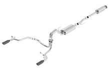Load image into Gallery viewer, Borla 15-17 Ford F-150 2.7L/ 3.5L EcoBoost/ 5.0L V8 Rear Exit S-Type Catback Exhaust Black Chrome - GTR Auto
