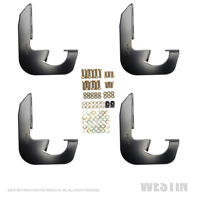 Westin 2008-2013 Toyota Highlander Running Board Mount Kit - Black - GTR Auto