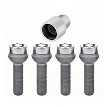 Load image into Gallery viewer, McGard Wheel Lock Bolt Set - 4pk. (Radius Seat) M12X1.5 / 17mm Hex / 39.9mm Shank Length - Chrome - GTR Auto