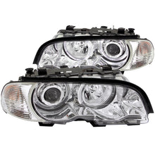 Load image into Gallery viewer, ANZO 2000-2003 BMW 3 Series E46 Projector Headlights w/ Halo Chrome - GTR Auto