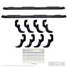 Load image into Gallery viewer, Westin 2019 Chevrolet Silverado Crew Cab w/ 6.5ft Bed PRO TRAXX 5 W2W Oval Nerf Step Bars - Black - GTR Auto