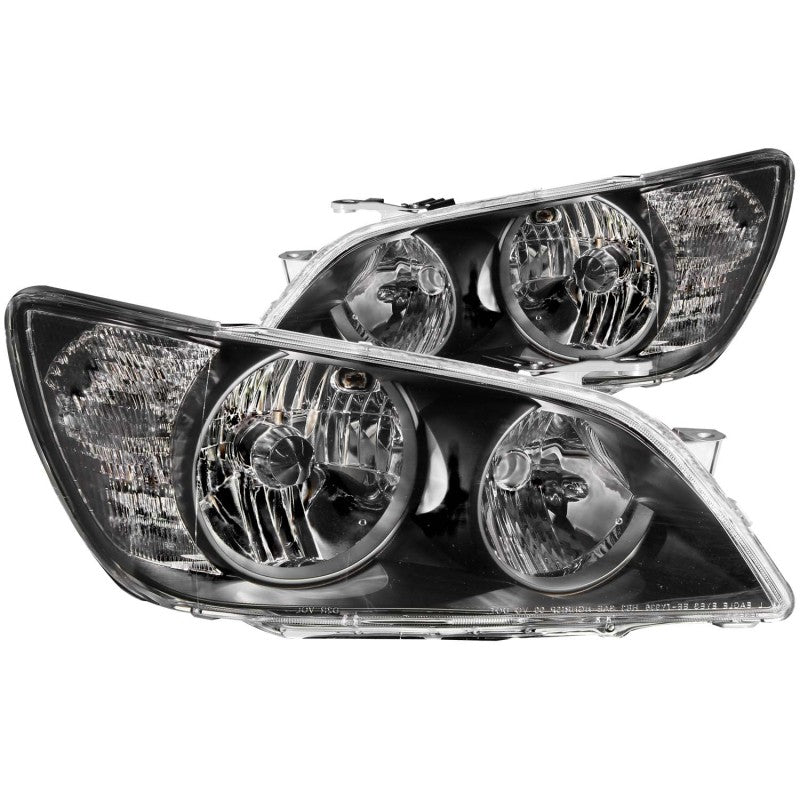 ANZO 01-05 Lexus IS300 Crystal Headlights Black - GTR Auto