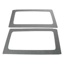 Load image into Gallery viewer, DEI 11-18 Jeep Wrangler JK 2-Door Boom Mat Rear Side Window Trim - 2 Piece - Gray - GTR Auto