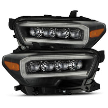 Load image into Gallery viewer, AlphaRex 16-20 Toyota Tacoma NOVA LED Projector Headlights Plank Style Black w/Activation Light - GTR Auto