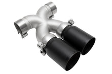 Load image into Gallery viewer, SOUL 05-08 Porsche 987.1 Cayman / Boxster Bolt-On X-Pipe w/ Tips - Long Straight Satin Black Tips