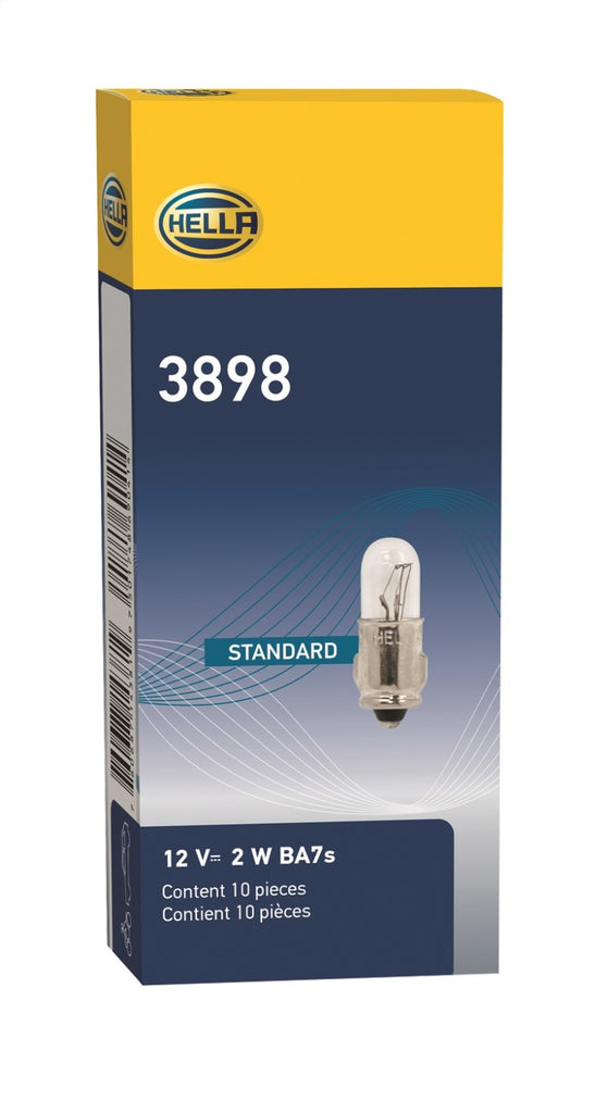 Hella 3898 12V 2W BA7s T2 Halogen Bulb (Min Order Qty 10) - GTR Auto