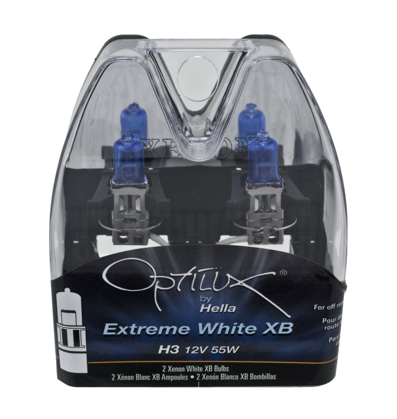 Hella H3 12V 55W Xen White XB Bulb (Pair) - GTR Auto