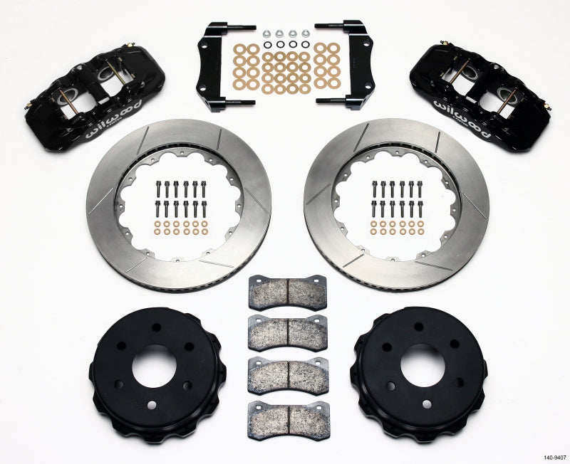 Wilwood AERO4 RearTruck Kit 14.25in 1999-2010 GM 1500-SUV 1 Piston OE Caliper - GTR Auto