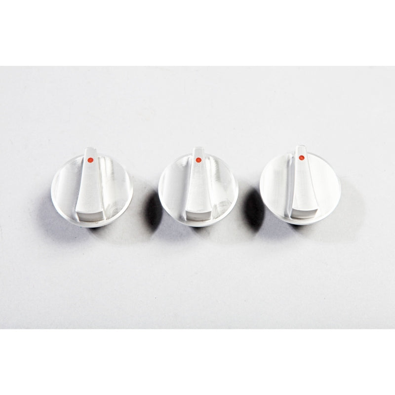 Rugged Ridge Alum Climate Control Knob Set Red 07-10 Jeep Wrangler JK 11420.06