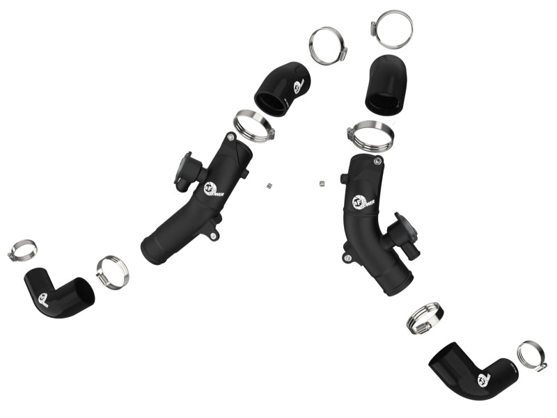 aFe 2022 Toyota Tundra V6-3.5L (tt) BladeRunner 2.5in Aluminum Hot Charge Pipe - Black - GTR Auto