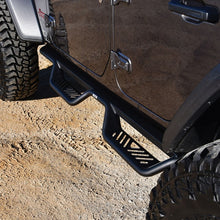Load image into Gallery viewer, Westin 18-22 Jeep Wrangler JL Unlimited Outlaw Nerf Step Bars - Textured Black - GTR Auto
