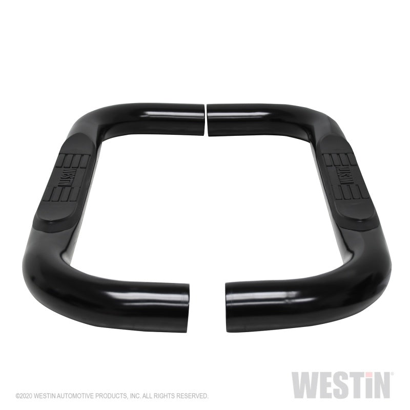 Westin 19-20 Chevy/GMC Silverado/Sierra 1500 Regular Cab E-Series 3 Nerf Step Bars - Black - GTR Auto