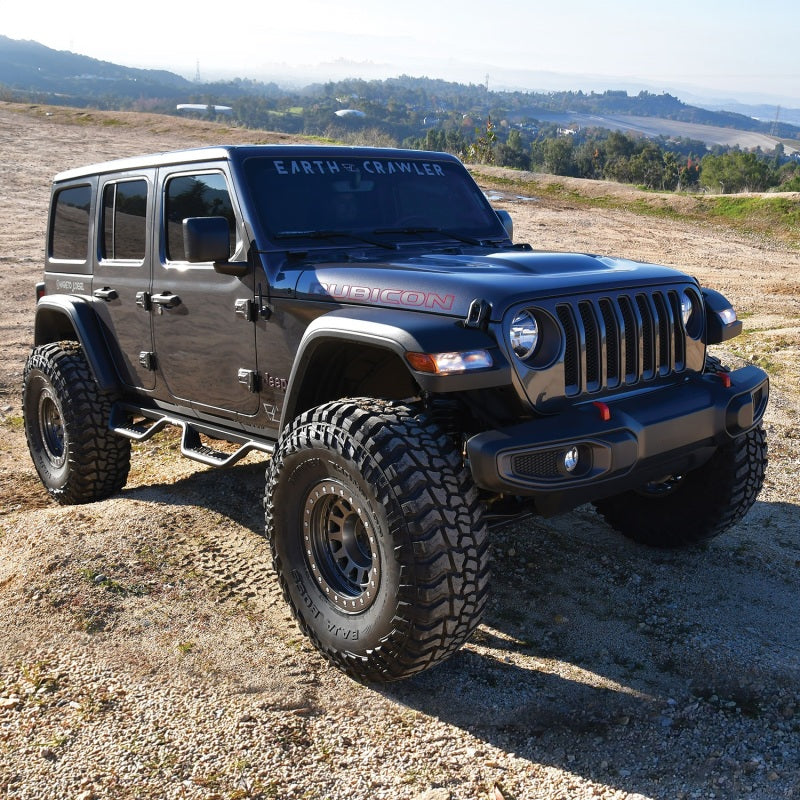 Westin 18-22 Jeep Wrangler JL Unlimited Outlaw Nerf Step Bars - Textured Black - GTR Auto