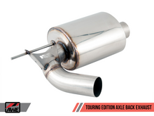 Load image into Gallery viewer, AWE Tuning BMW F3X 340i Touring Edition Axle-Back Exhaust - Chrome Silver Tips (90mm) - GTR Auto