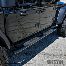 Load image into Gallery viewer, Westin 2020 Jeep Gladiator PRO TRAXX 5 WTW Oval Nerf Step Bars - Black - GTR Auto