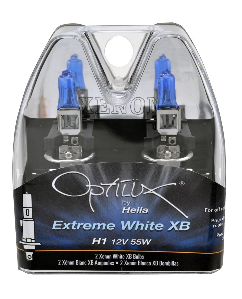 Hella Bulb H1 12V 55W Xen Wht Xb (2) - GTR Auto