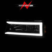 Load image into Gallery viewer, ANZO 04-12 GM Colorado/Canyon/I-Series Crystal Headlights - w/ Light Bar Black Housing 4pcs - GTR Auto