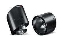 Load image into Gallery viewer, Akrapovic 08-14 Mitsubishi Lancer Evolution Tail Pipe Set (Carbon) - GTR Auto