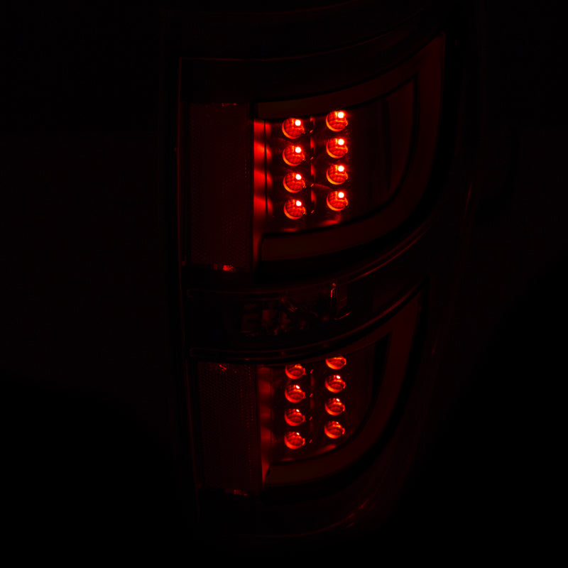 ANZO 2009-2013 Ford F-150 LED Taillights Black - GTR Auto
