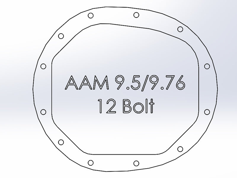 aFe Power Pro Series AAM 9.5/9.76 Rear Diff Cover Black w/Mach Fins 14-19 GM Silverado/Sierra 1500 - GTR Auto