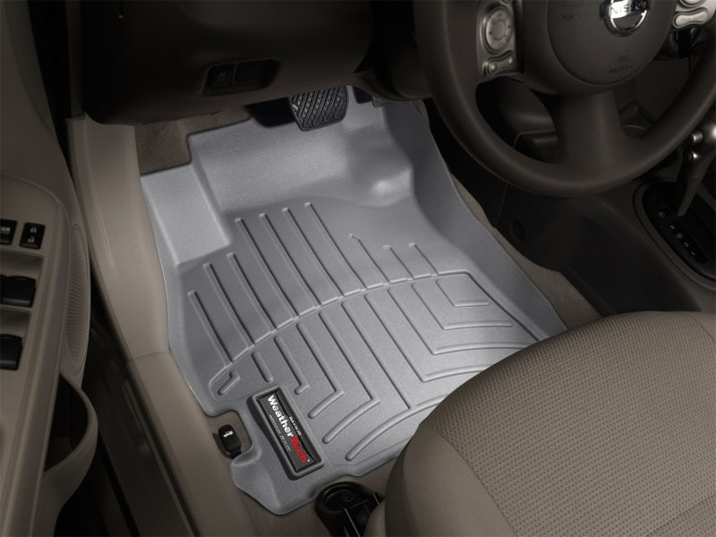 WeatherTech 2016+ BMW 7-Series Front FloorLiner - Grey (Vehicles w/Rear Executive Lounge Seating) - GTR Auto