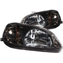 Load image into Gallery viewer, ANZO 1999-2000 Honda Civic Crystal Headlights Gun-Metal Gray - GTR Auto