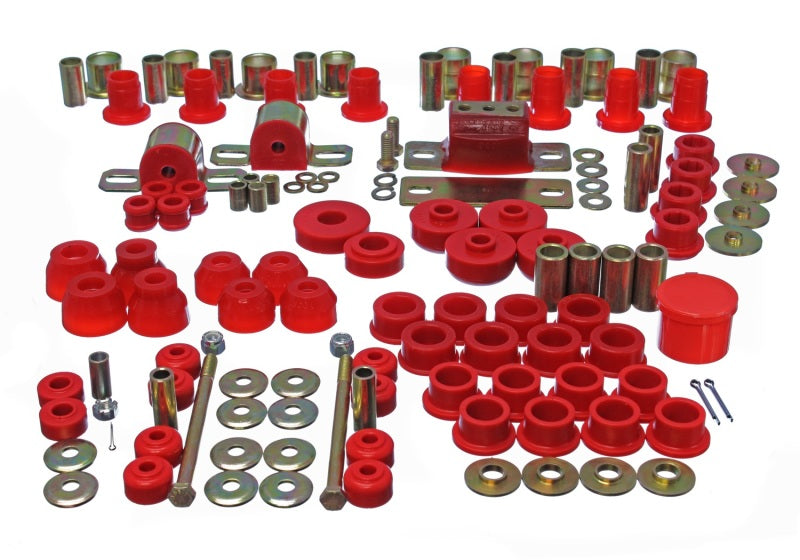 Energy Suspension 63-82 Chevrolet Corvette Red Hyper-flex Master Bushing Set - GTR Auto