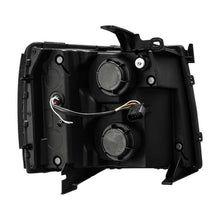 Load image into Gallery viewer, AlphaRex 07-13 Chevy 1500HD PRO-Series Proj Headlights Plank Style Chrome w/Activ Light/Seq Signal - GTR Auto