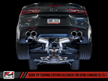 Load image into Gallery viewer, AWE Tuning 16-19 Chevrolet Camaro SS Axle-Back Exhaust - Touring Edition (Quad Chrome Silver Tips)