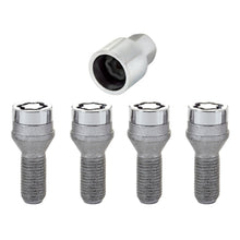 Load image into Gallery viewer, McGard Wheel Lock Bolt Set - 4pk. (Cone Seat) M14X1.25 / 17mm Hex / 27.3mm Shank Length - Chrome - GTR Auto