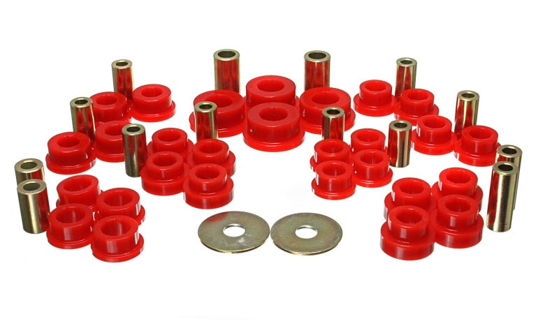 Energy Suspension Subaru 08-12 Impreza/08-14 WRX Red Rear Control Arm Bushing Set - GTR Auto