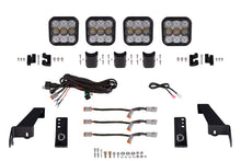 Load image into Gallery viewer, Diode Dynamics Jeep JL SS5 4-Pod CrossLink Grille Lightbar Kit Pro - White Combo - GTR Auto