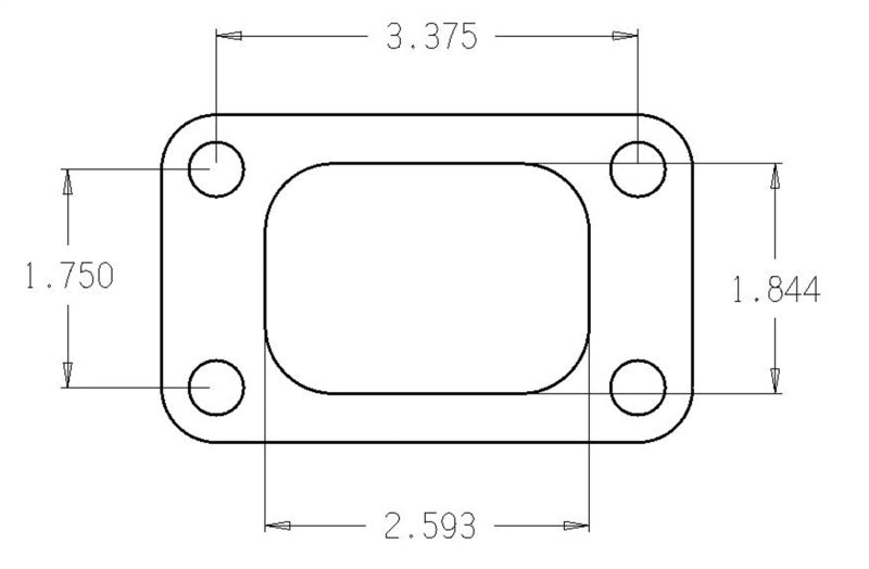 Cometic Turbo FLG T3/T4 Turbine Inlet Exhaust Gasket - GTR Auto