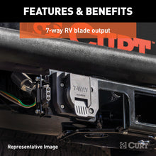 Load image into Gallery viewer, Curt 2019+ Ford Ranger Custom Wiring Harness (7-Way RV Blade Output)