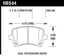 Load image into Gallery viewer, Hawk Audi A3 / A4 / A6 Quattro HPS Rear Brake Pads - GTR Auto