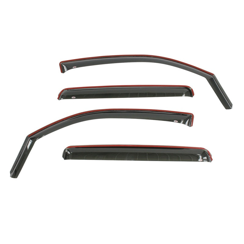 Westin 2016-2018 Toyota Tacoma Double Cab 4dr In-Channel Wind Deflector 4pc - Smoke 72-88433