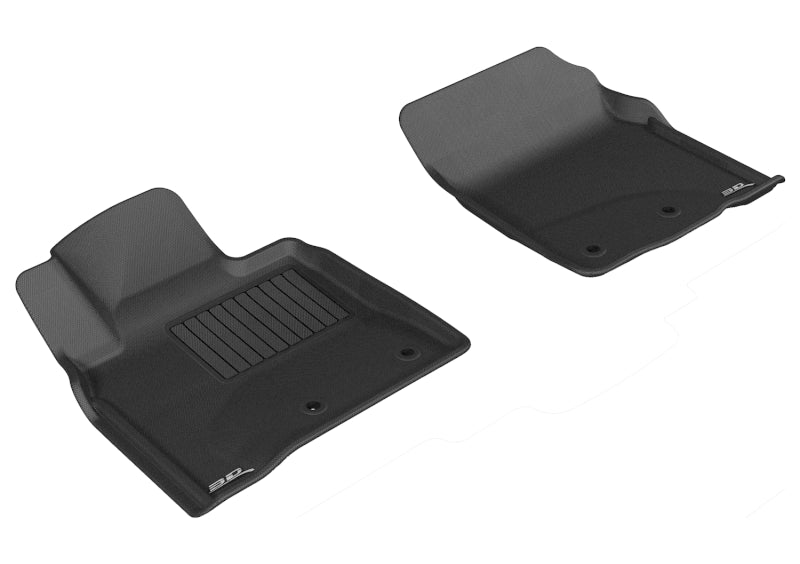 3D MAXpider 2008-2011 Lexus/Toyota LX/Land Cruiser Kagu 1st Row Floormat - Black - GTR Auto