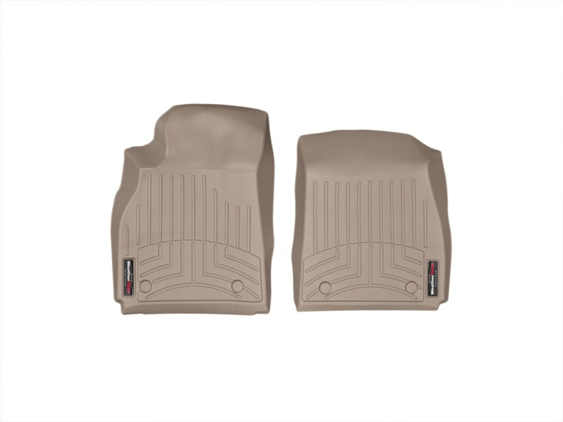 WeatherTech 13+ Cadillac XTS Front FloorLiner - Tan - GTR Auto