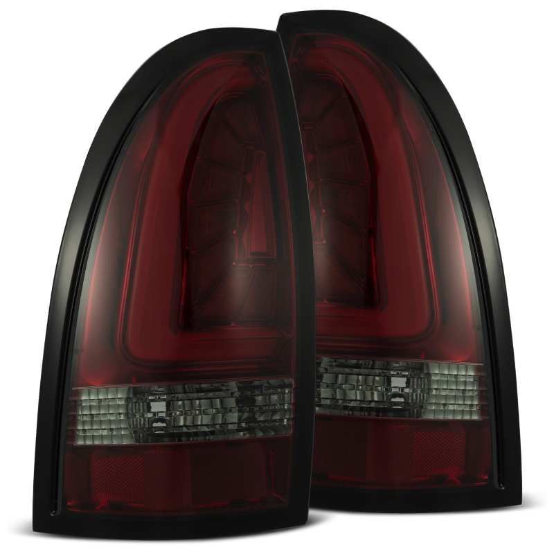 AlphaRex 05-15 Toyota Tacoma PRO-Series LED Tail Lights Red Smoke - GTR Auto