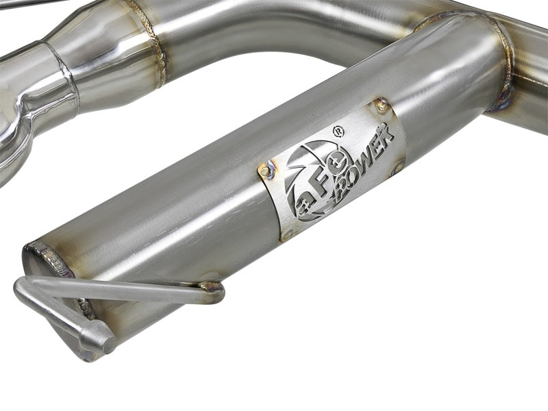 aFe MACHForce XP 08-13 BMW 135i L6-2.0L N54/N55 3in. 304 SS Axle-Back Exhaust w/Polished Tips - GTR Auto