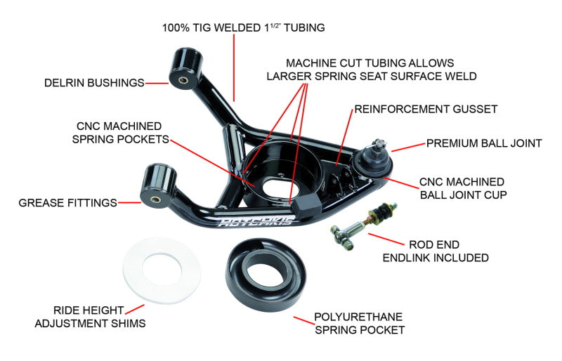 Hotchkis 64-72 GM A-Body Lower A-Arms - GTR Auto